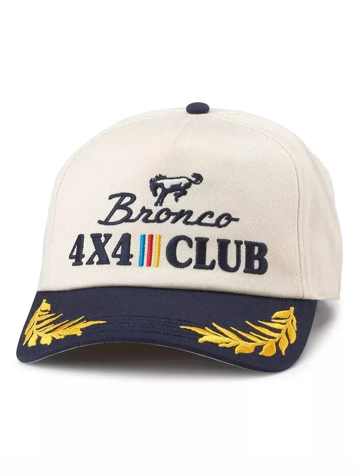 Мужская натуральная регулируемая кепка Bronco Club Captain American Needle — изображение 1 из 2
