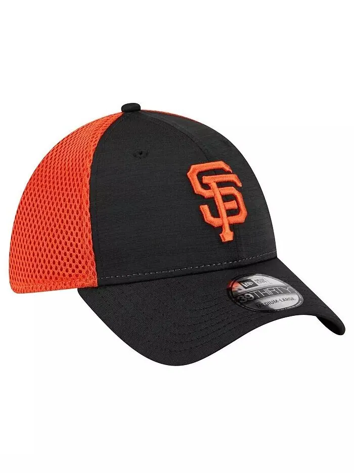 Мужская черная кепка San Francisco Giants Neo 39Thirty Flex New Era — изображение 2 из 4, черный