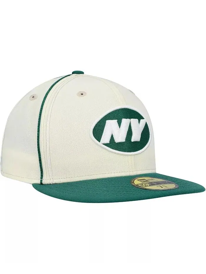 Мужская зеленая шапка New York Jets Soutache 59FIFTY Fitted New Era — изображение 2 из 4