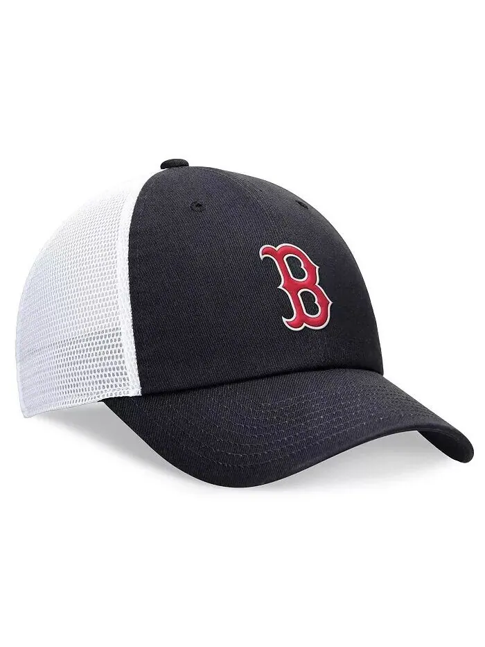 Мужская темно-синяя регулируемая кепка Boston Red Sox Club Trucker Nike — изображение 2 из 4, темно-синий