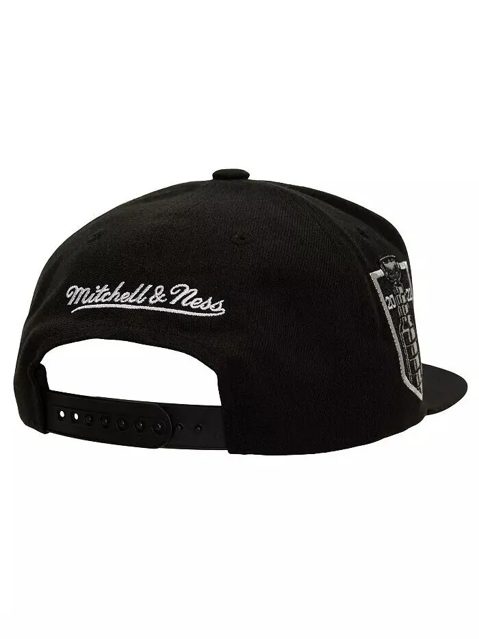 Мужская черная кепка Snapback Colorado Avalanche Core Top Spot Spot Mitchell & Ness — изображение 3 из 3, черный
