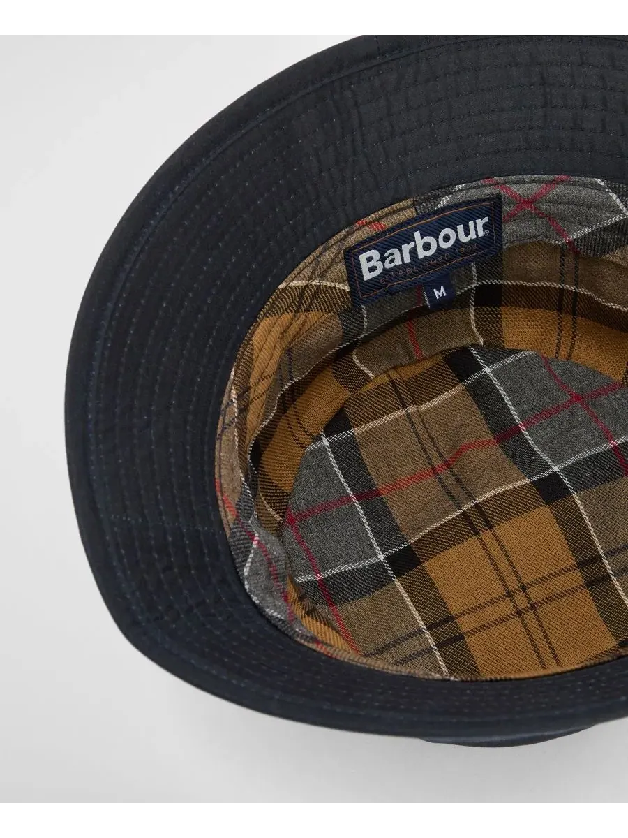 Мужская панама из вощеного хлопка Barbour — изображение 5 из 5, темно-синий
