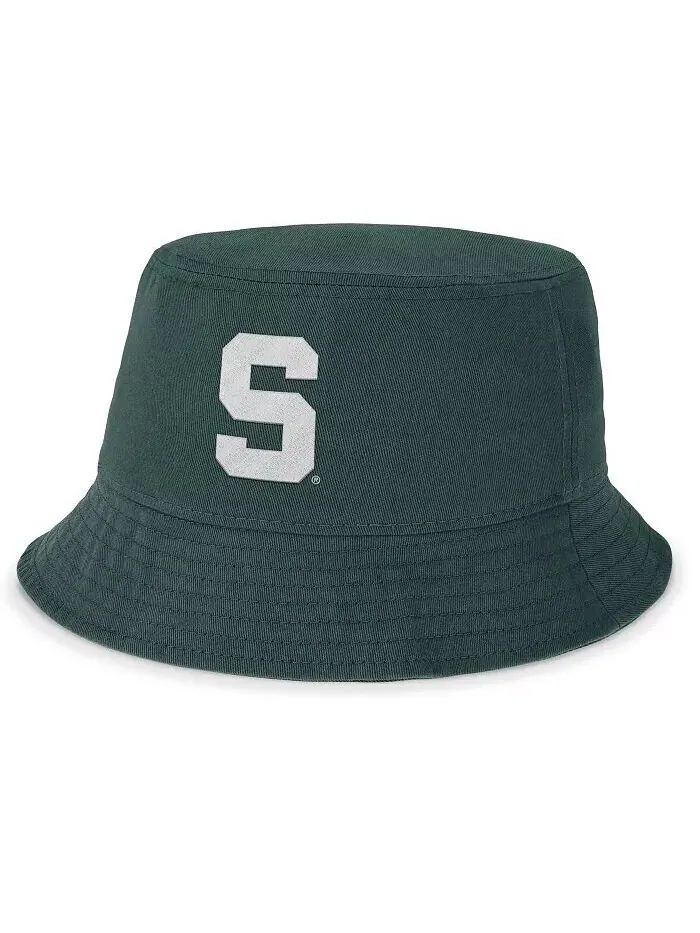 Мужская зеленая панама Michigan State Spartans Apex Nike — изображение 1 из 2