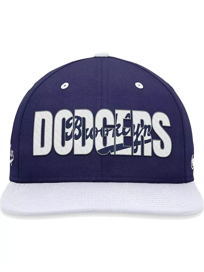 Мужская кепка Snapback Royal Brooklyn Dodgers Cooperstown Collection Pro Nike — изображение 2 из 4, королевский
