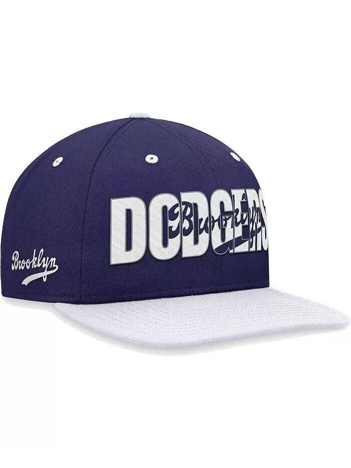 Мужская кепка Snapback Royal Brooklyn Dodgers Cooperstown Collection Pro Nike — изображение 4 из 4, королевский