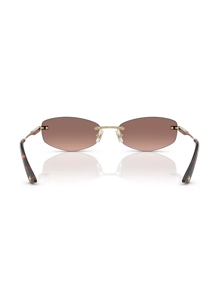 Женские солнцезащитные очки JC4013D Jimmy Choo — изображение 9 из 10, розовый золотистый