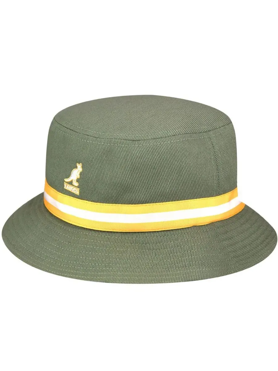 Мужская полосатая панама Lahinch Kangol — изображение 1 из 2, зеленый