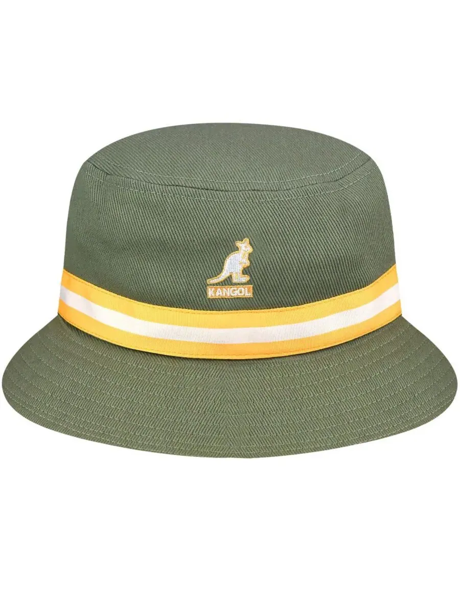 Мужская полосатая панама Lahinch Kangol — изображение 2 из 2, зеленый