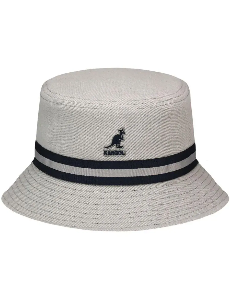Мужская полосатая панама Lahinch Kangol — изображение 1 из 2, серый