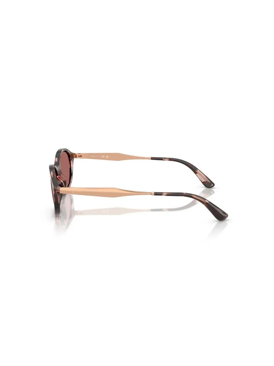 Женские овальные солнцезащитные очки, VO5625S Vogue Eyewear — изображение 4 из 7, розовый
