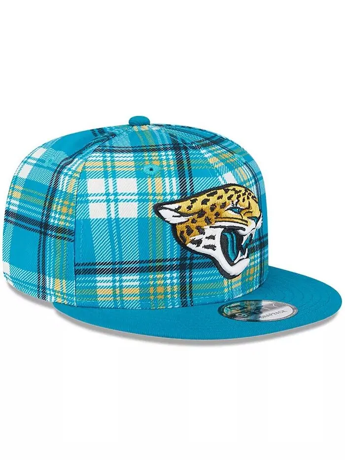 Мужская бейсболка-кепка с застежкой-молнией 9FIFTY Jacksonville Jaguars 2024 Sideline Statement New — изображение 4 из 4