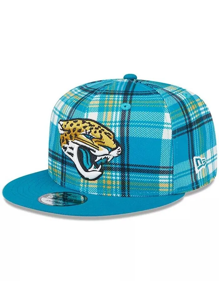 Мужская бирюзовая кепка Jacksonville Jaguars 2024 Sideline Statement 9FIFTY Snapback New Era