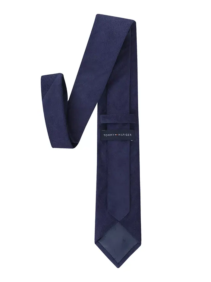 Мужской галстук Howard Textured Tommy Hilfiger — изображение 3 из 5, синий