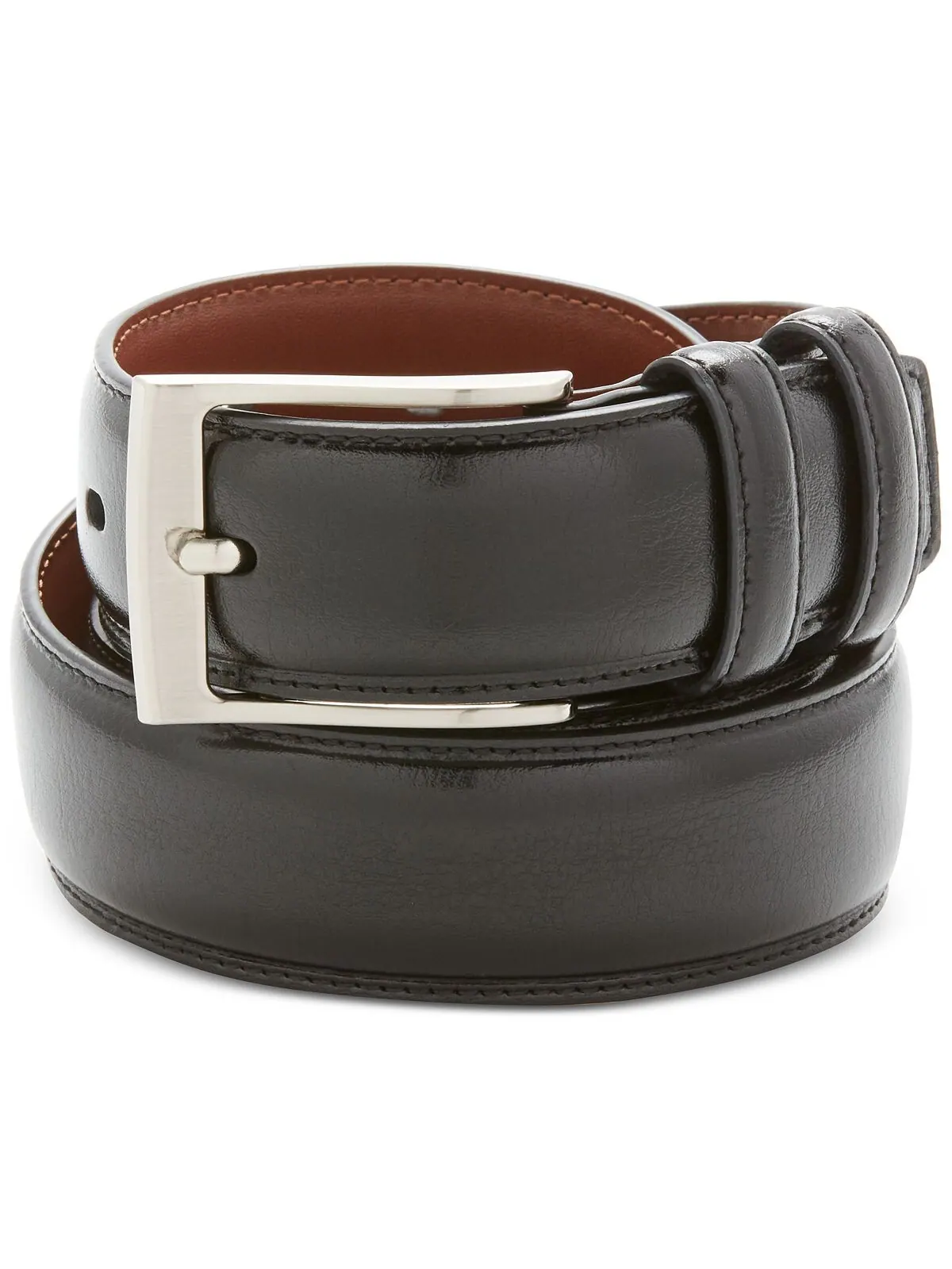 Мужской большой и высокий кожаный ремень Perry Ellis Portfolio