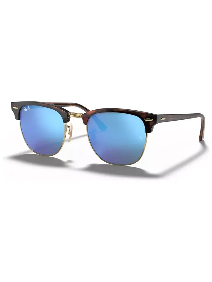 Унисекс солнцезащитные очки, RB3016 CLUBMASTER MINERAL FLASH LENSES Ray-Ban