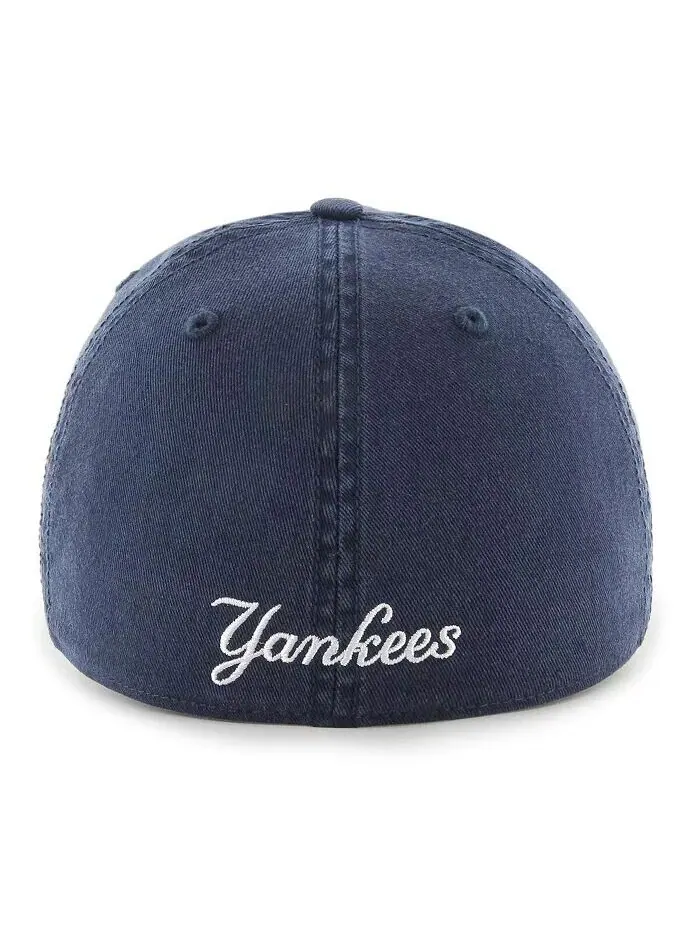 Мужская темно-синяя приталенная шляпа с логотипом New York Yankees Franchise '47 Brand — изображение 2 из 2, темно-синий