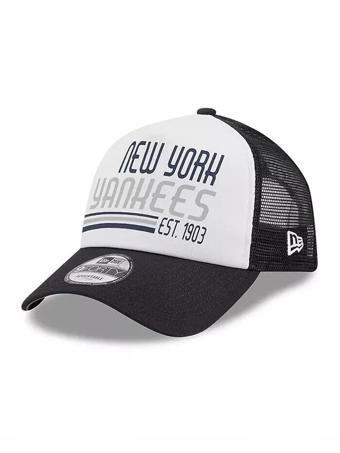 Кепка-тракер New Era 9Forty New York Yankees — изображение 1 из 4, белый темно-синий