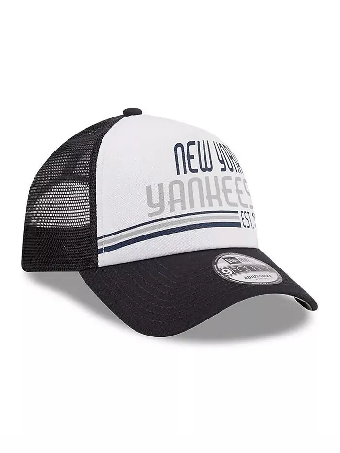 Кепка-тракер New Era 9Forty New York Yankees — изображение 2 из 4, белый темно-синий