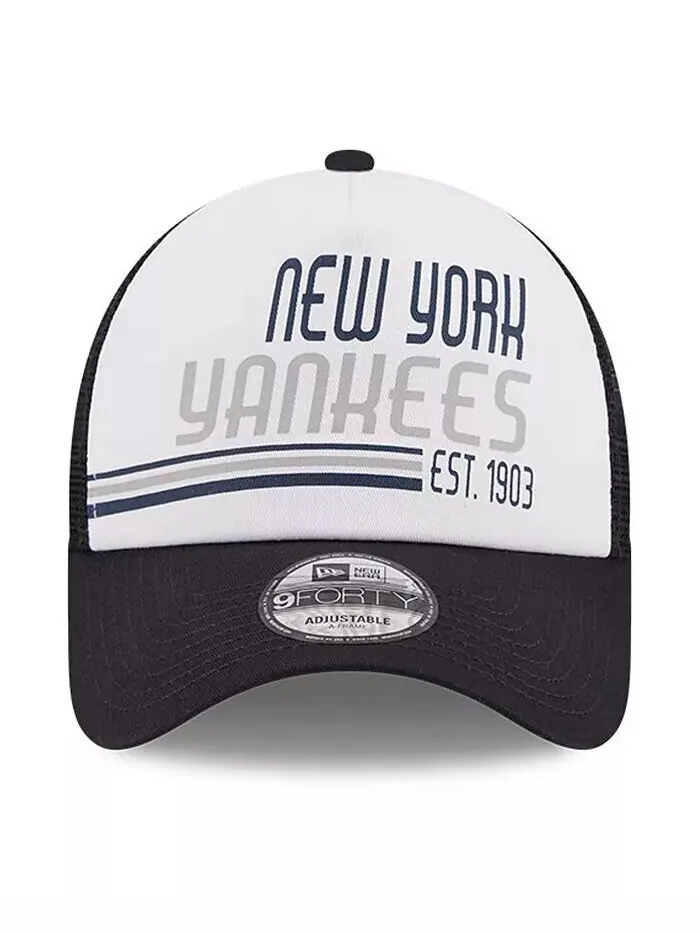 Кепка-тракер New Era 9Forty New York Yankees — изображение 4 из 4, белый темно-синий