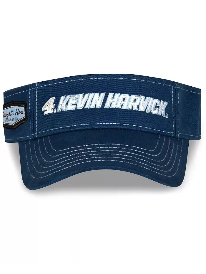 Мужской темно-синий козырек Kevin Harvick Stewart-Haas Racing Team Collection — изображение 2 из 4