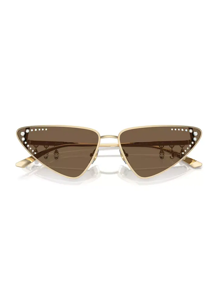 Женские солнцезащитные очки, JC4001B Jimmy Choo — изображение 10 из 15, бледный золотистый