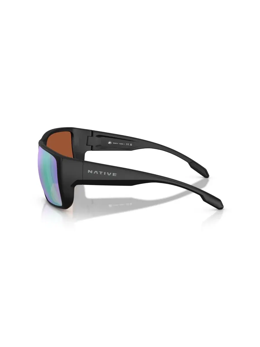 Мужские поляризованные солнцезащитные очки Badlands XL, модель XD9049 Native Eyewear — изображение 2 из 4, черный