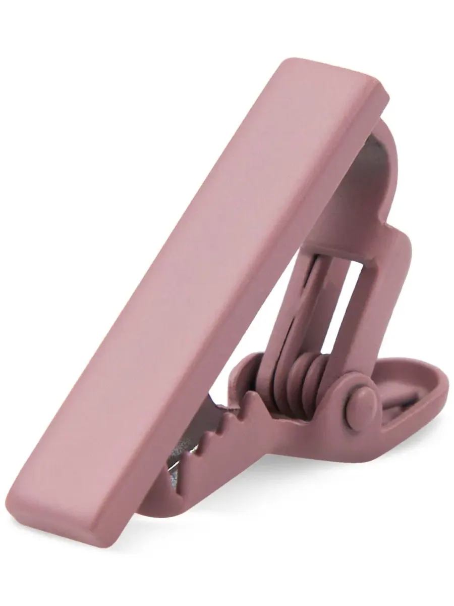 Зажим для галстука ConStruct Solid Rose Quartz 1" — изображение 1 из 3, розовый