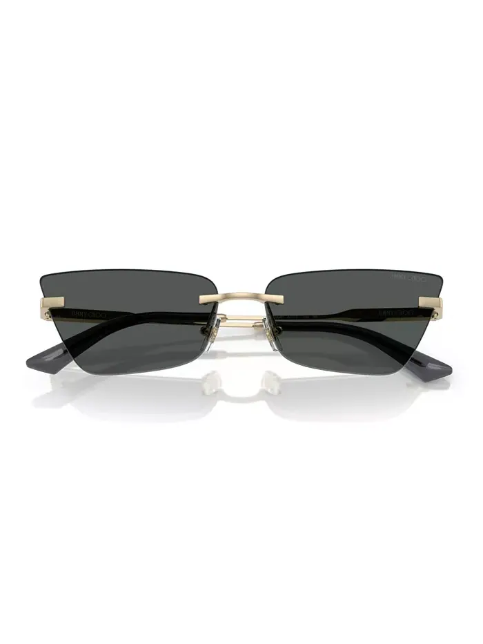 Женские солнцезащитные очки JC4012 Jimmy Choo — изображение 5 из 6, бледный золотистый