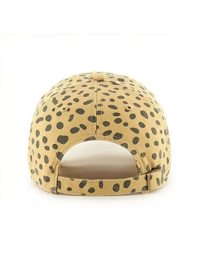 Женская коричневая регулируемая шапка Miami Marlins Cheetah Clean Up '47 Brand — изображение 2 из 2, мульти