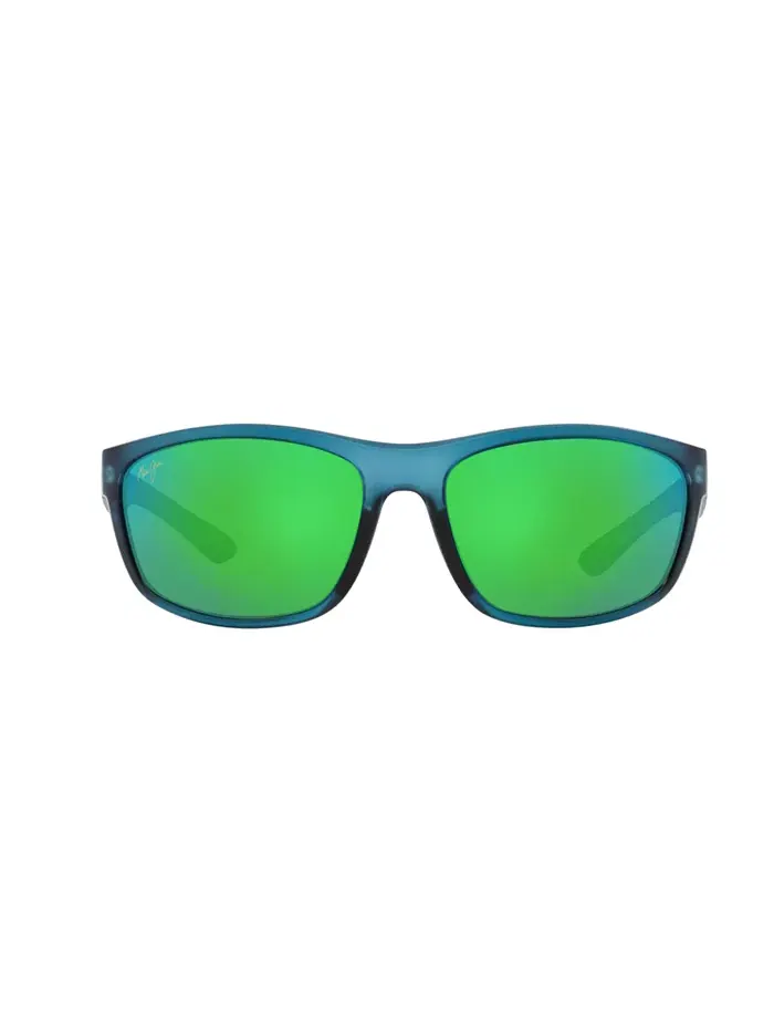 Унисекс поляризованные солнцезащитные очки, Nuu Landing Mj000735 Maui Jim — изображение 7 из 8, белый синий