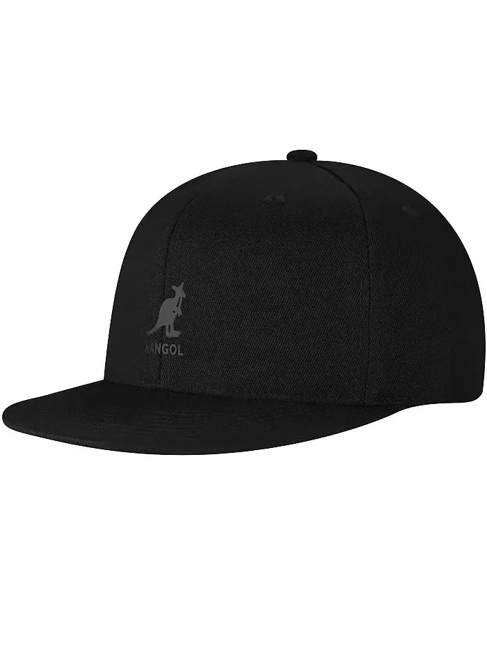 Мужские бейсболки FlexFit с плоским козырьком для бейсбола и спорта Kangol — изображение 1 из 2, черный