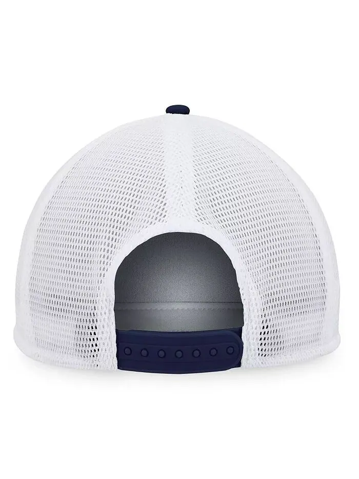 Мужская темно-синяя, белая бейсболка с нашивкой New York Rangers Foam спереди Trucker Snapback — изображение 4 из 4