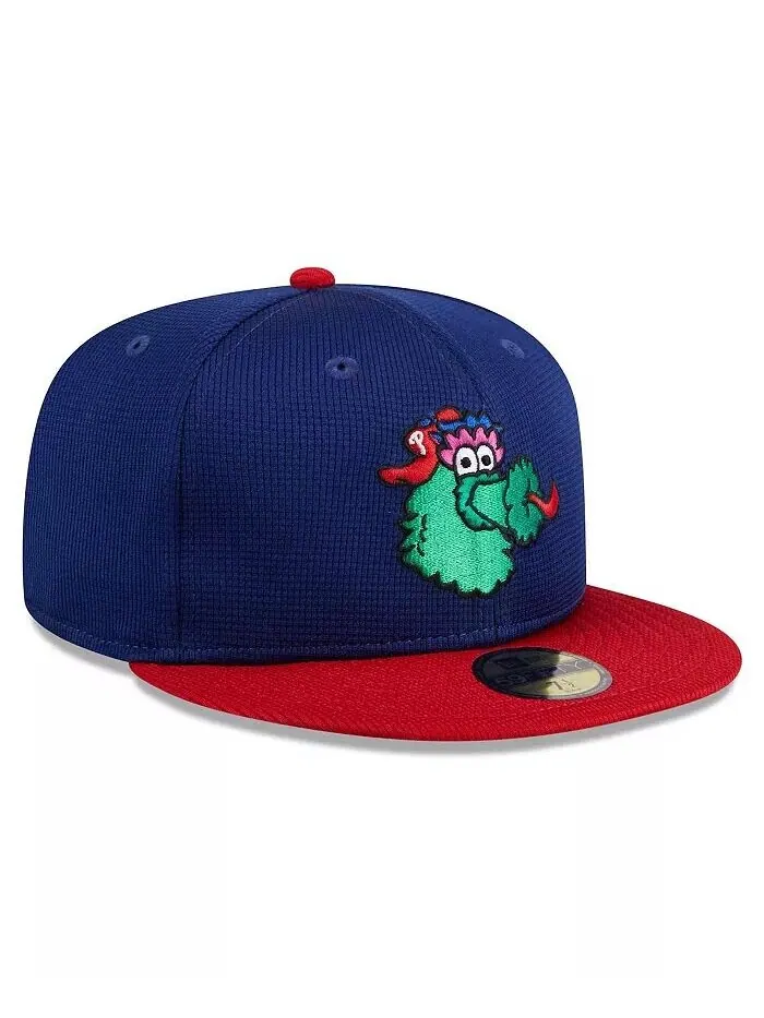 Мужская кепка темно-синего цвета Philadelphia Phillies 2024 Batting Practice 59FIFTY New Era — изображение 2 из 3