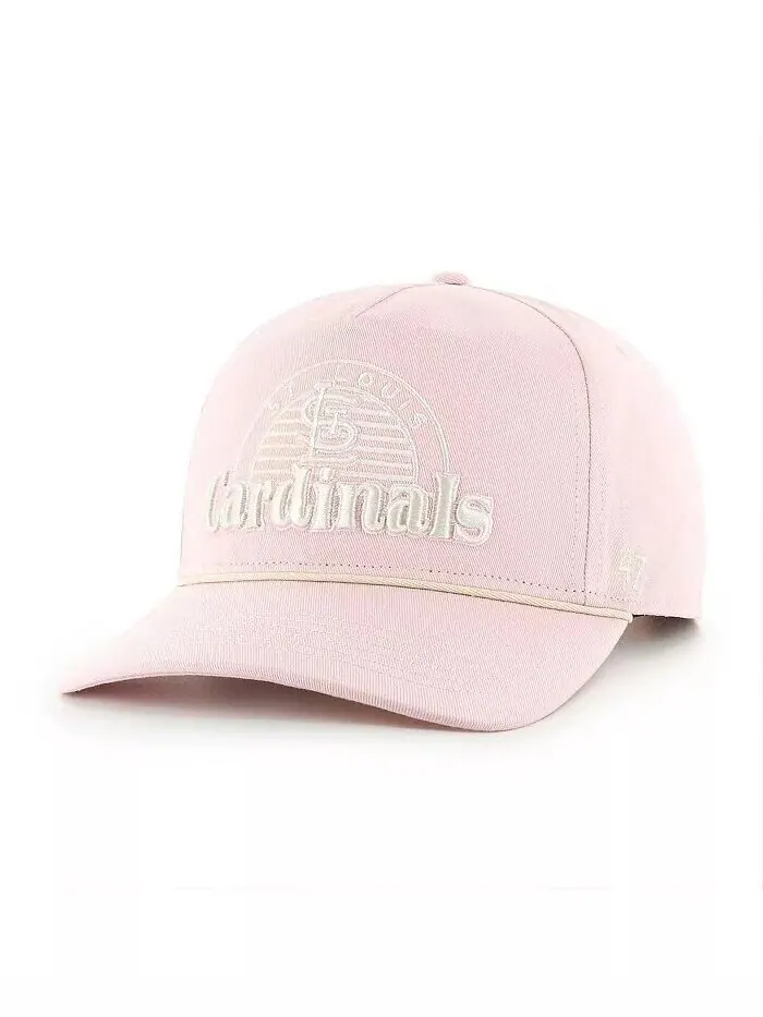 Мужская розовая регулируемая шляпа St. Louis Cardinals Wander Hitch '47 Brand — изображение 1 из 2, розовый