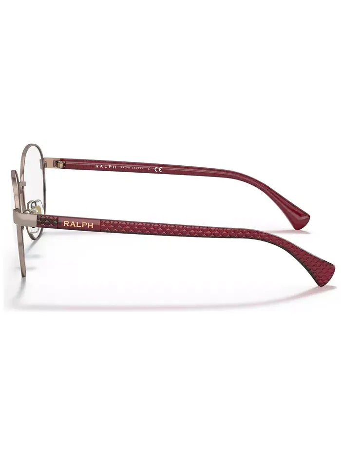 Женские круглые очки RA6050 Ralph by Ralph Lauren — изображение 5 из 6, розовый золотистый
