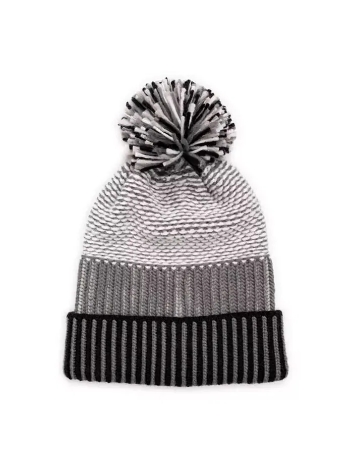 Женская фактурная шапка-бини Muk Luks — изображение 1 из 3, коричневый