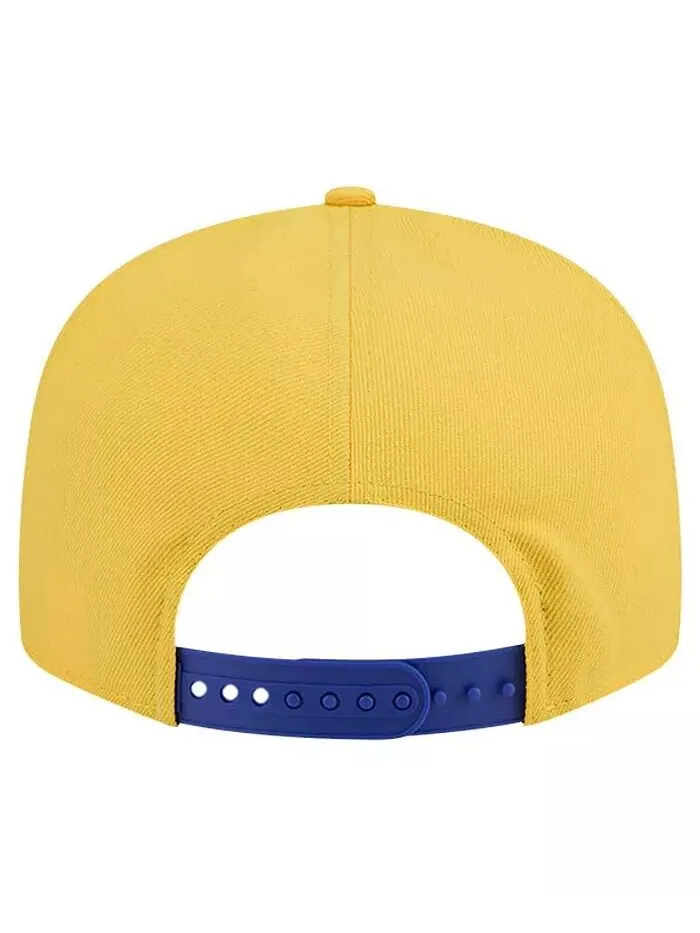 Мужская белая/королевская бейсболка Golden State Warriors Throwback Gradient Tech Font 9FIFTY — изображение 2 из 4, белый