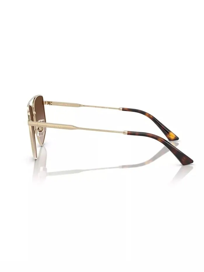 Женские солнцезащитные очки JC4011 Jimmy Choo — изображение 2 из 5, коричневый