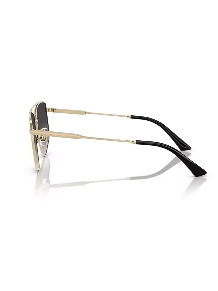 Женские солнцезащитные очки JC4011 Jimmy Choo — изображение 4 из 10, бледный золотистый