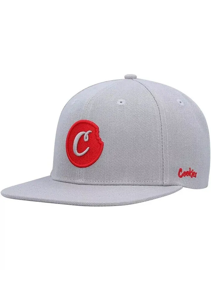 Мужская серая бейсболка C-Bite Snapback Cookies