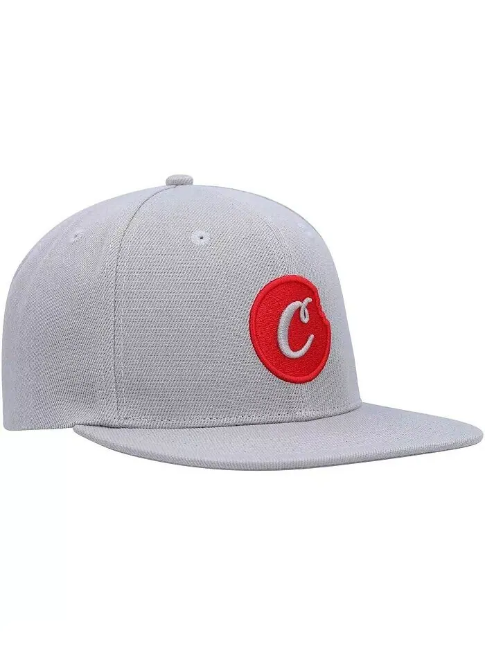 Мужская серая бейсболка C-Bite Snapback Cookies — изображение 2 из 4