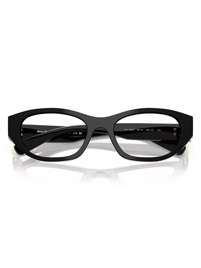 Женские очки Irregular, модель MU 03WVF MIU MIU — изображение 4 из 6, черный