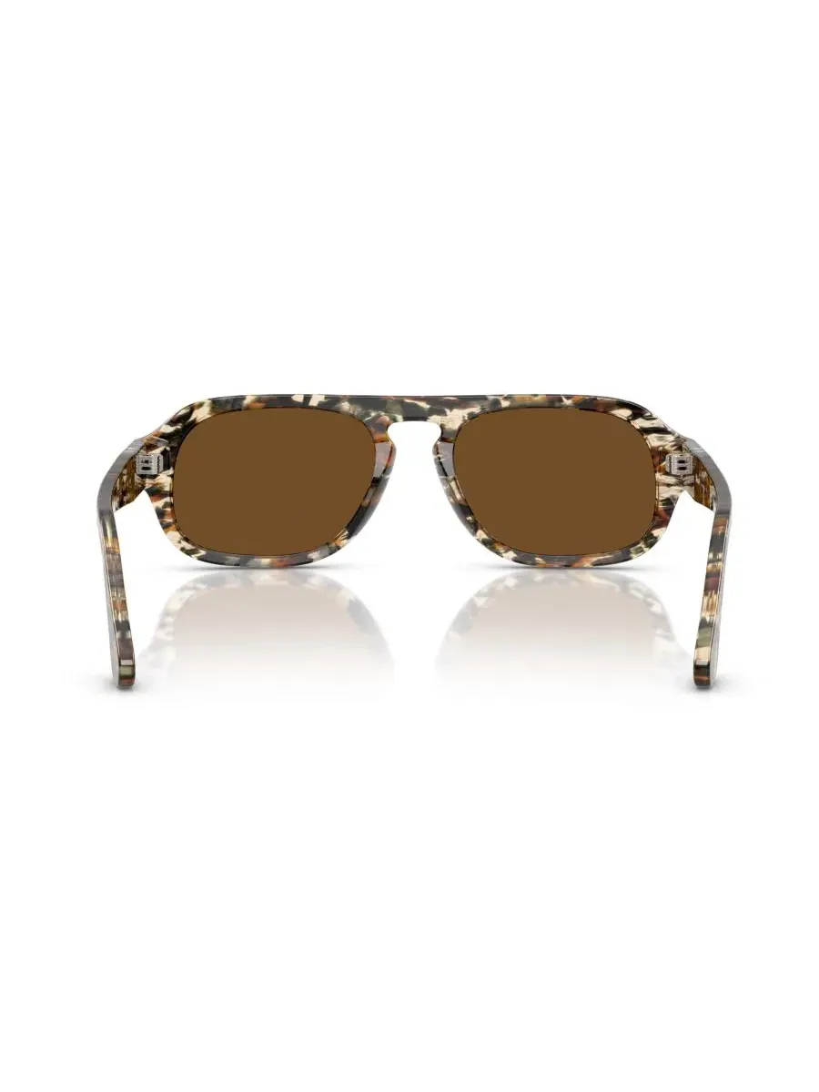 Очки солнцезащитные пилот с ацетатной оправой PO3369S Persol — изображение 3 из 6, коричневый/черный