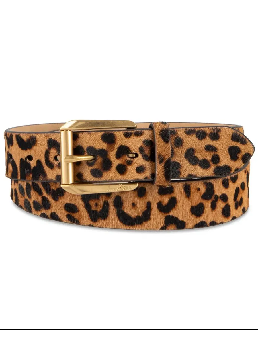 Ремень с пряжкой-трензелем, модель Casual Animal Print Sam Edelman