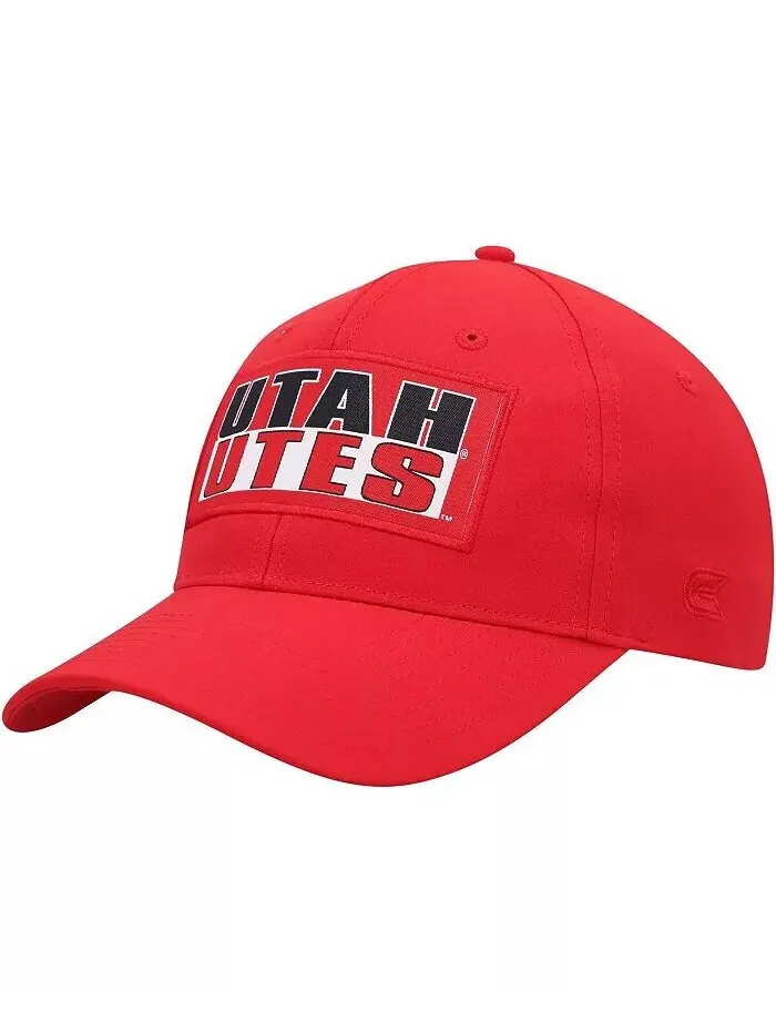 Мужская красная кепка-кнопка Utah Utes Positraction Colosseum — изображение 1 из 2
