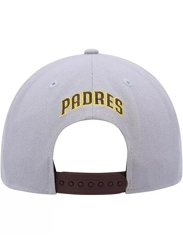 Мужская серо-коричневая кепка San Diego Padres Band 9FIFTY Snapback New Era — изображение 4 из 4, серый коричневый