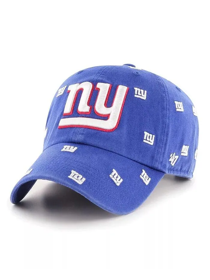 Мужская и женская кепка Royal New York Giants Confetti Clean Up с регулировкой '47 Brand — изображение 1 из 2