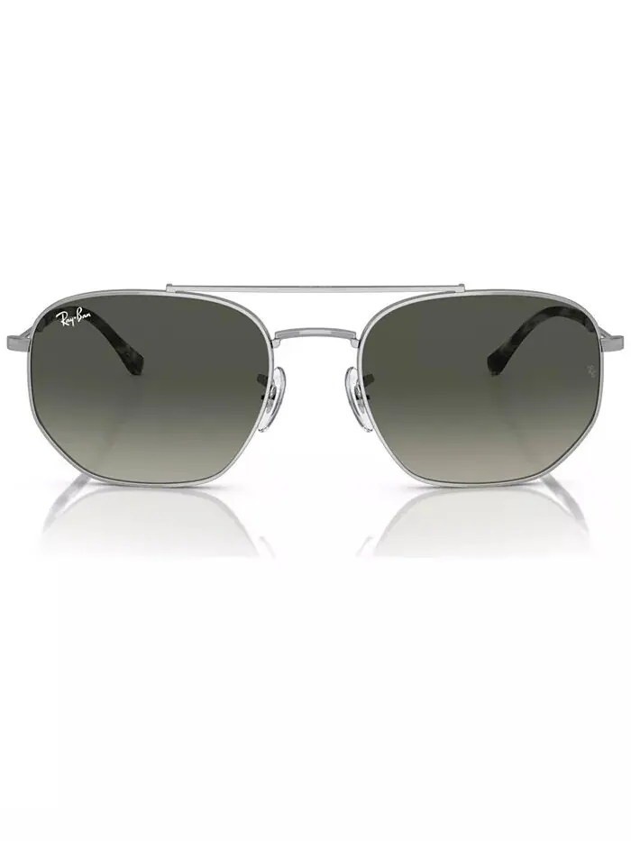 Солнцезащитные очки унисекс Ray-Ban — изображение 3 из 7, серебристый