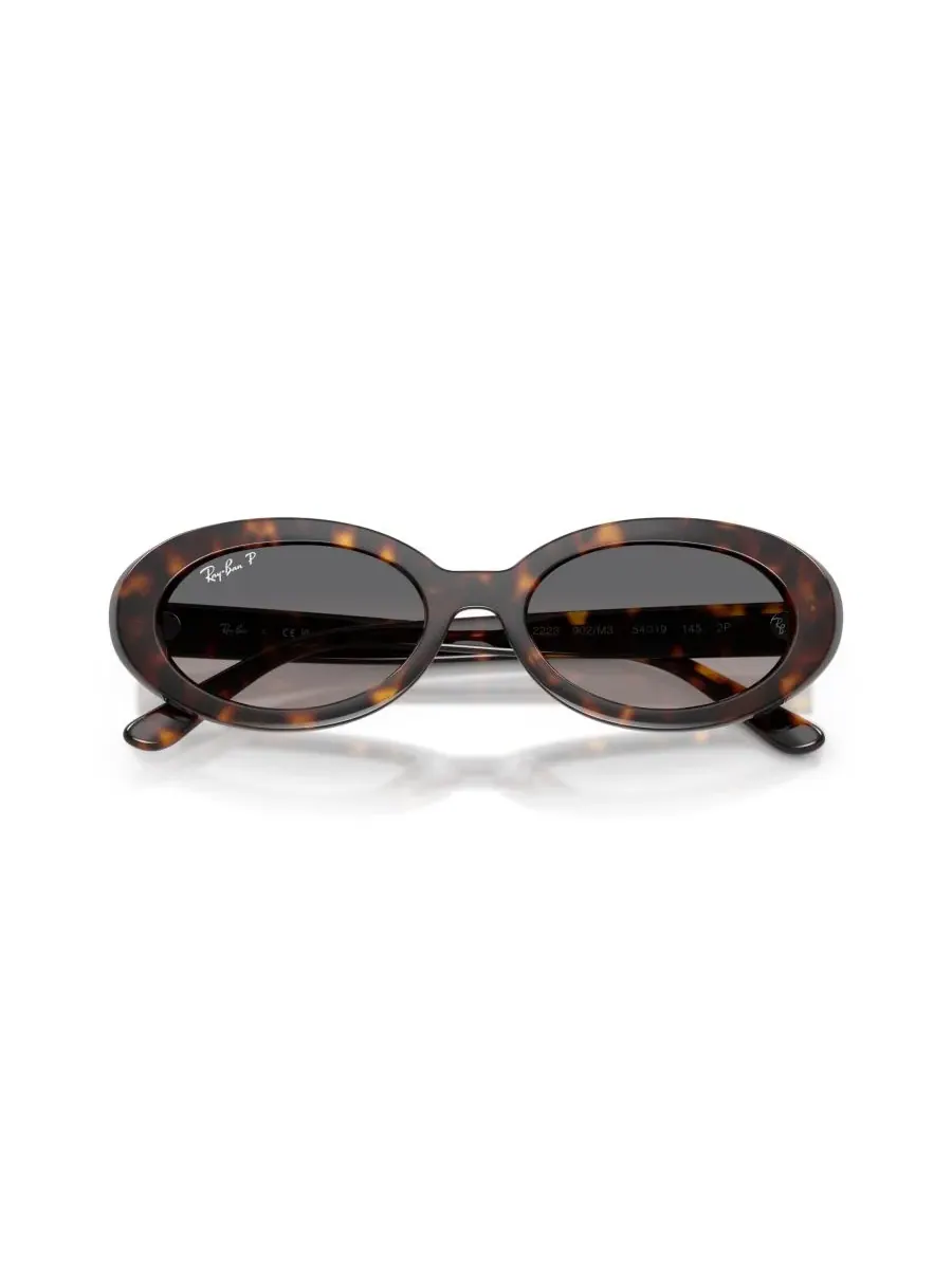 Женские поляризованные солнцезащитные очки, RB2223 Ray-Ban — изображение 5 из 7, коричневый