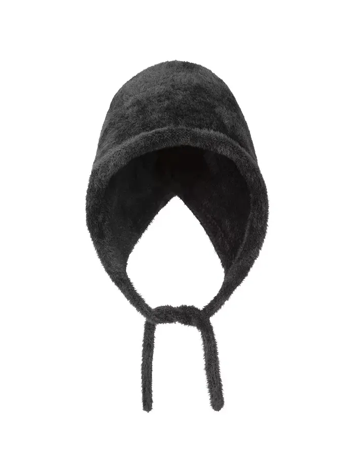 Вязаная шапка из искусственного меха Kangol — изображение 1 из 3, черный